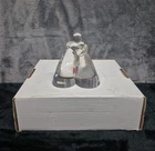 Steuben Kiss Figurine Couple Art Glass Sculpture Signed Katherine De Sousa