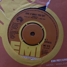 B.T. Express - Give It What You Got (7", Single). NM