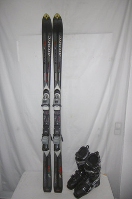 ATOMIC SKI '' BETA CARV '' TOP ALLROUND CARVER 170 CM + SKISCHUHE GR: 43 IM SET.
