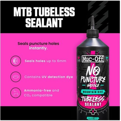 Advanced Bicycle Tyre Sealant with UV Tracer Dye