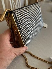 Image of TED BAKER CLUTCH BAG BNWT  DIAMANTE/CRYSTALS