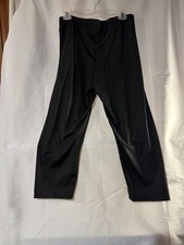 Straight Leg Black Leggings Size XL