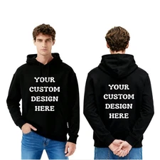 Personalized Custom Hoodie Customized w/Photo, Text, Logo on  Hoodie