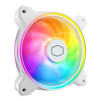 Cooler Master MF140 Halo 140mm ARGB Fan Dual Loop RGB Lighting PWM Adjustable...