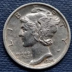 1924 Mercury Dime 10c High Grade AU - UNC About Uncirculated #94626