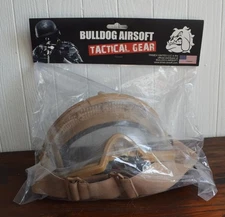 Bulldog Airsoft Tactical Gear MA-60-T Goggles Coyote NIP