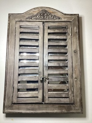 Window Mirror With Shutters