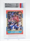 RALPH SAMPSON 1986-87 FLEER PREMIER JERSEY FUSION PATCH #97 AUTO BGS Q4903