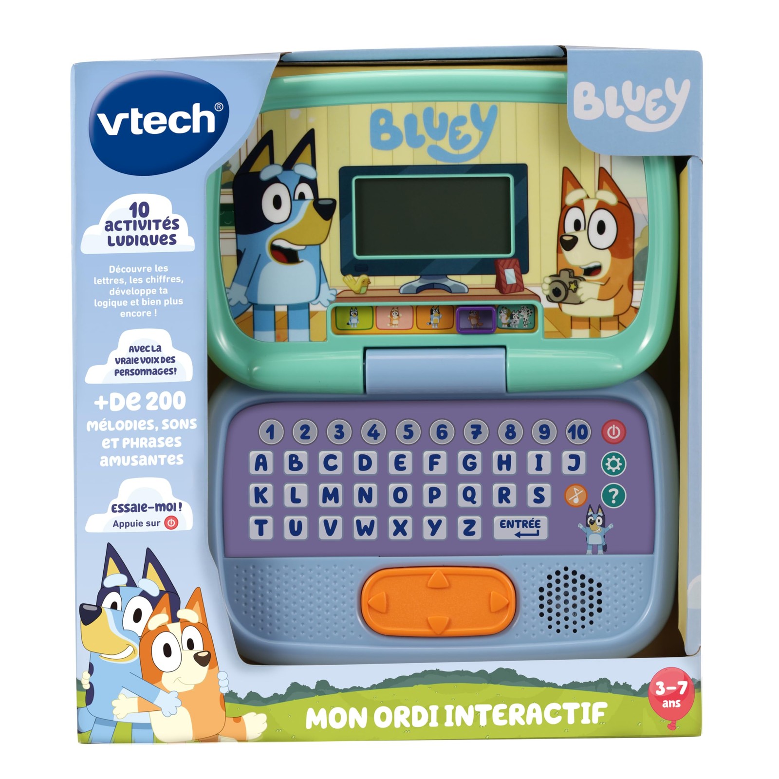 Ordinateur interactif Bluey VTech avec écran et jeux éducatifs - 2