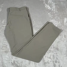 Greyson Pants Mens 34x32 Beige Stretch Golf Casual Lightweight Performance EUC