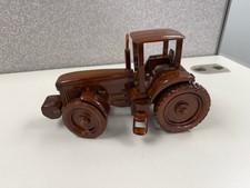 Tractor wooden collectible John Deere manure spreader front end steers