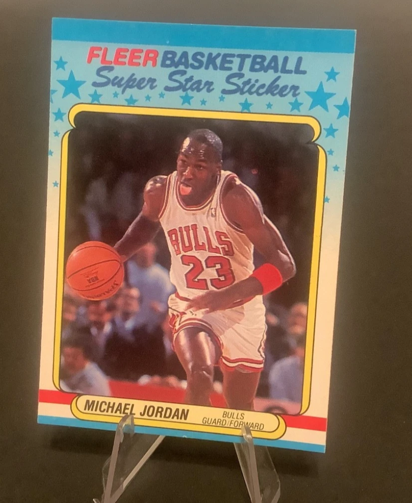 NBA カード JORDAN ジョーダン ステッカー 1990 PANINI STICKER MICHAEL JORDAN PSA 8 NM-MT # K | eBay