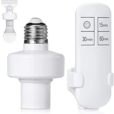 Remote Control Light Bulb Socket E26 E27 Bulb Lamp Holder With Remote Control An