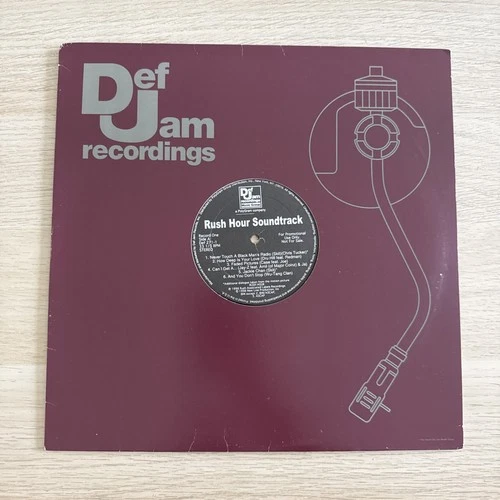 Rush Hour Movie Soundtrack 2xLP 1998 Def Jam Record 12” Hip Hop Promo