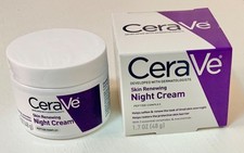 CeraVe SKIN RENEWING Crema facial de noche con complejo peptídico. Hialurónico