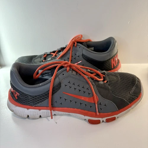 Chaussures de course homme Nike Flex Supreme Trainer gris et orange pointure 9,5