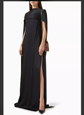 chinese dress ladies Gucci // 2004 Black Crystal Halter Gown – VSP Consignment main image 1