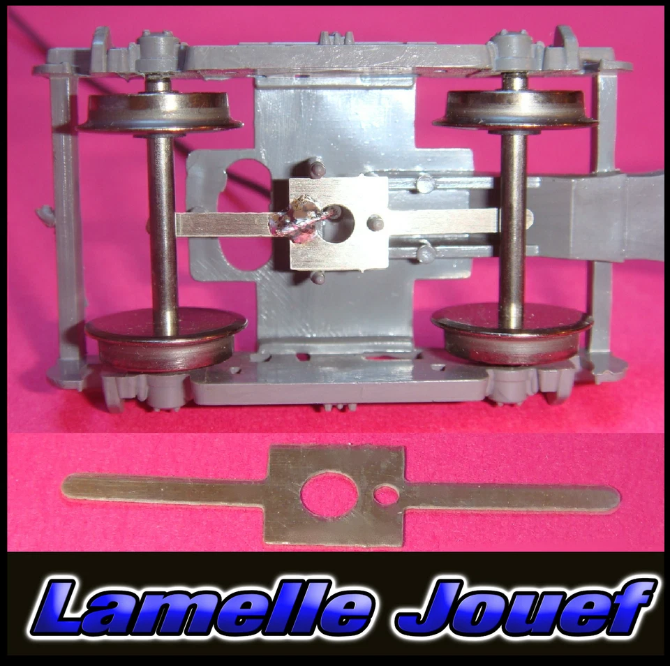 6001# Lamelle contact éclairage LED pour voiture voyageur Jouef