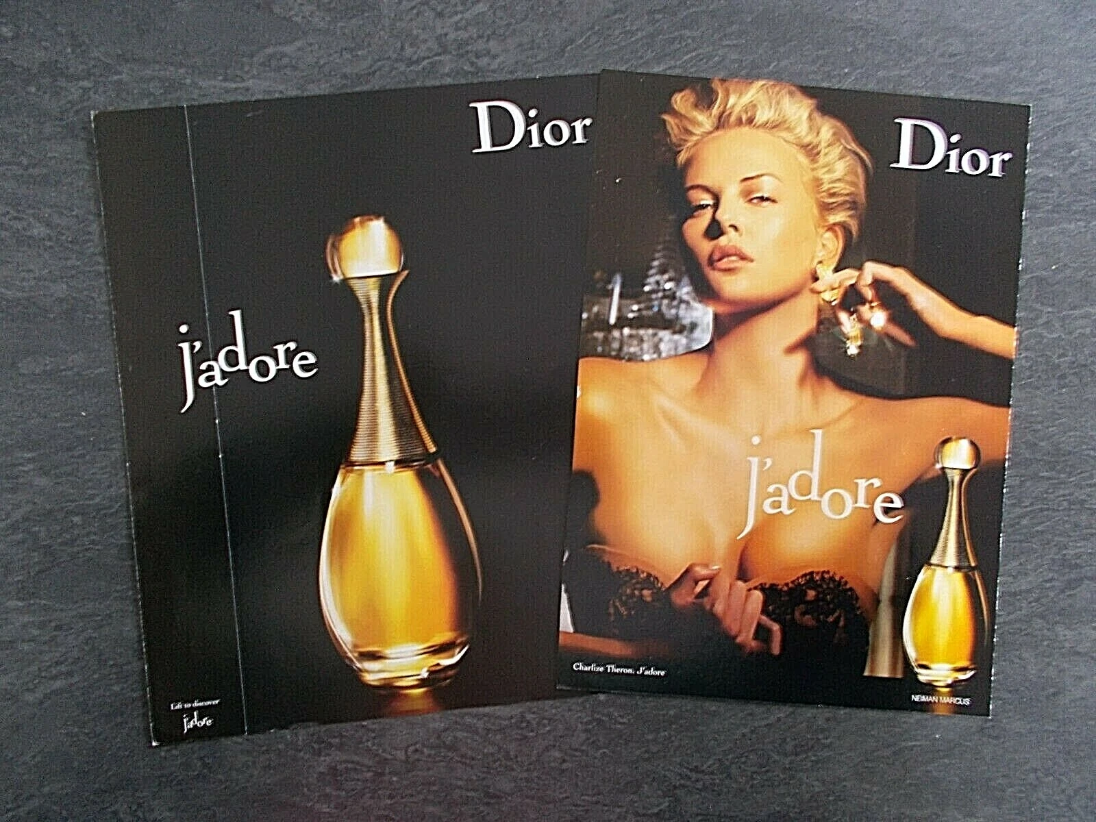Publicité papier Parfum. Perfume ad. J'Adore Dior 2006 recto verso bande parf