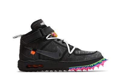 Nike Off-White x Air Force 1 Mid 'Black' DO6290-001