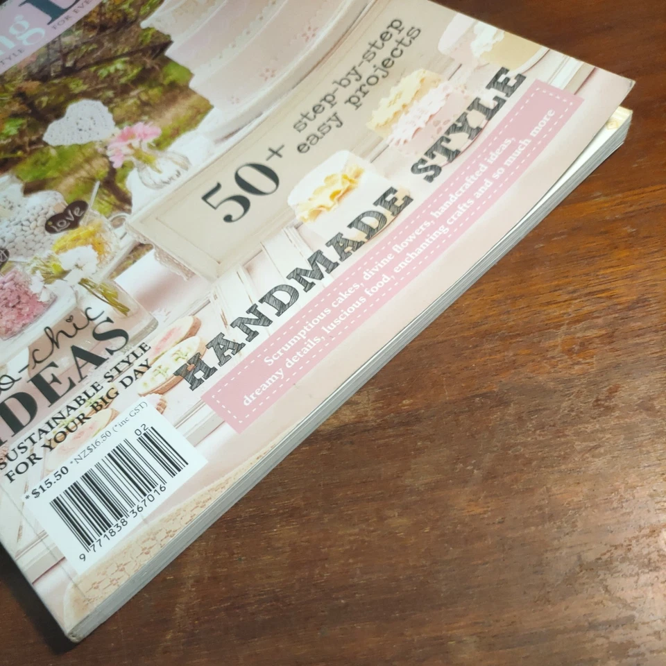 Revista de boda moderna australiana - Boda hágalo usted mismo estilo hecho a mano para cada novia Foto 4 de 4