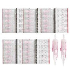 50PCS Tattoo Cartridge Needle Permanent Makeup Standard Round Liner Shader 0.3MM