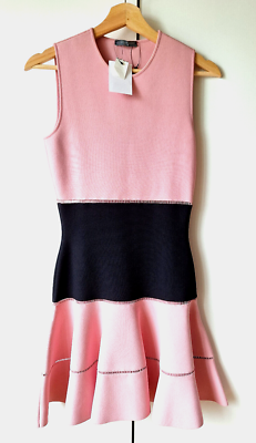 strapless open back dress Simona Halter Neck Midi Dress / Blush Pink | Meshki main image 1