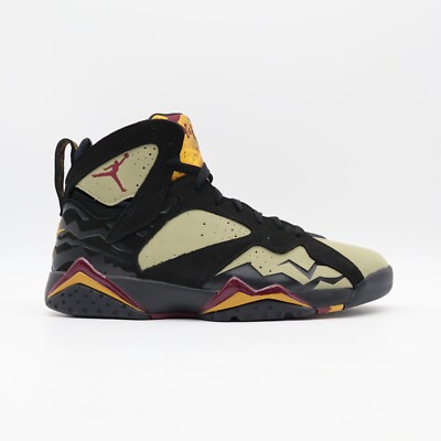 DN9782-001 Nike Air Jordan 7 Retro Black Olive Cherrywood Red