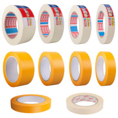 TESA Malerkrepp 50 lfm versch. Sorten Abklebeband Kreppband Goldband Washi-Tape