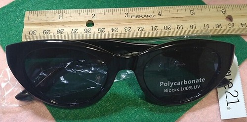 Rue 21 Sunglasses Black Cat-Eye Mild Shaped Polycarbonate 100% UV protection NWT - Picture 9 of 10