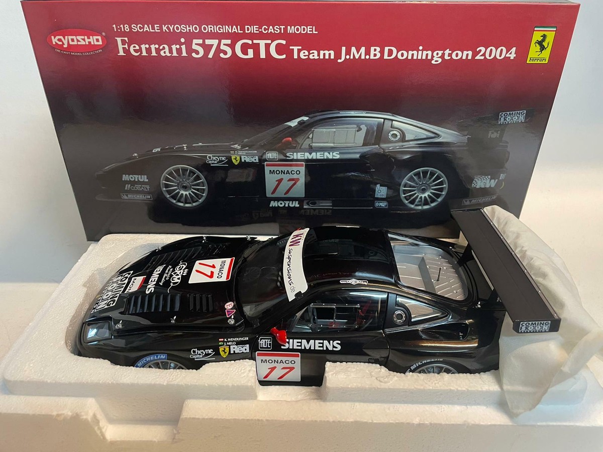 Kyosho Ferrari 575 GTC #17 Team J.M.B. Donington 2004 1/18