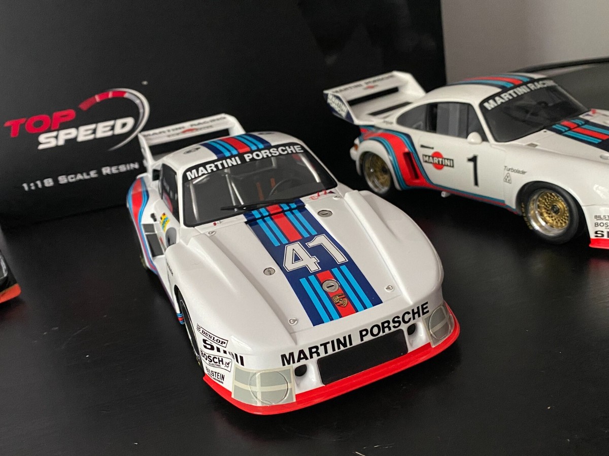 1/18 TSM TOP SPEED PORSCHE 935/77 #41 Martini Racing 1977 Le Mans