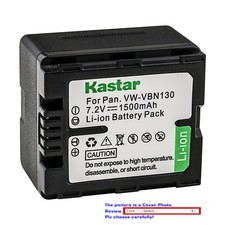 Kastar Replacement Battery Pack for Panasonic VW-VBN130 VBN130 VW-VBN070 VBN260