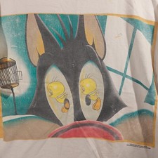 Vintage Sylvester  Tweety Bird Big Print XL T-shirt Looney Tunes Warner Bro 90s