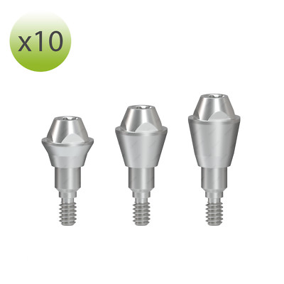х 10 Multi Unit  Screw-retained Abutment 0° Straumann RC BL/BLT compatible