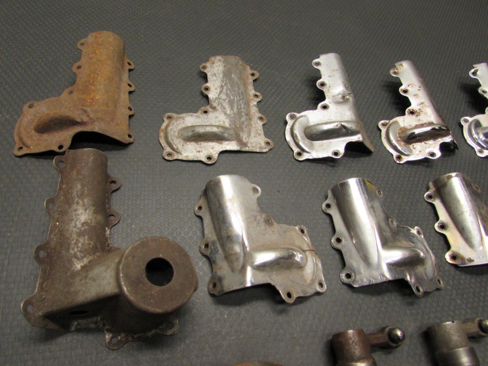 Original Harley Knucklehead Rocker Arms Covers Tappet Guide Lot OEM