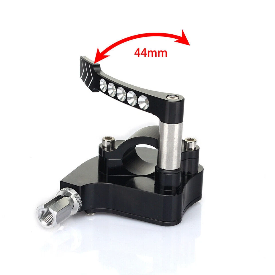 Conjunto de acelerador de pulgar YFZ 450 2004-2009 YFZ 450 R aluminio negro Foto 2 de 4