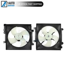 Radiator Condenser Cooling Fan Assembly For 2008-2013 Subaru Forester Impreza