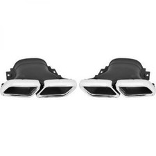 Sportauspuffblenden Auspuff Endrohr passend für Mercedes W213 16- Sport Look