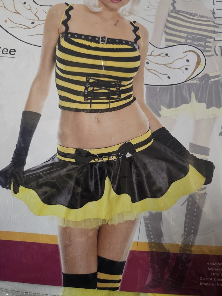 Sexy Honey Bee Adult Costume - Includes Many Extra Accessories - Brand New - Image 4 of 4
