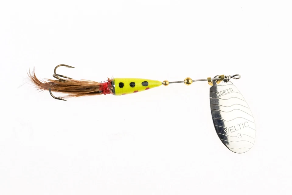 Cucchiaino RUBLEX VELTIC originale - Sora Fibreno Size 3 argento e giallo AZ347B - Immagine 2 di 4