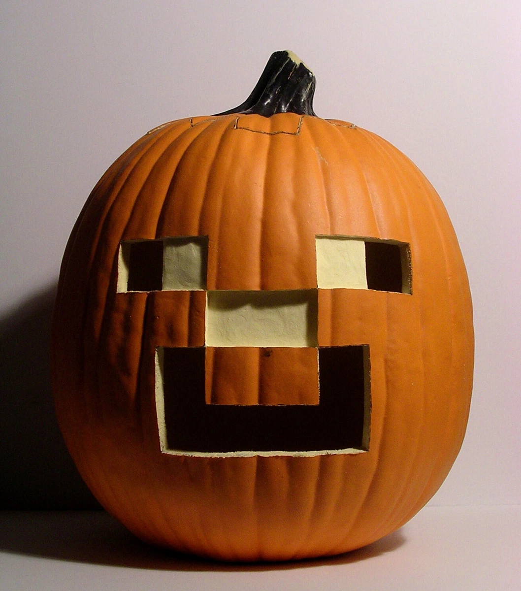 Minecraft Pumpkin Stencil minecraft-pumpkin-stencil