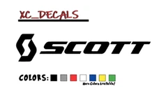 Scott Pair Vinyl Logo Windshield Decal Sticker Graphics Motocross Racing ATV