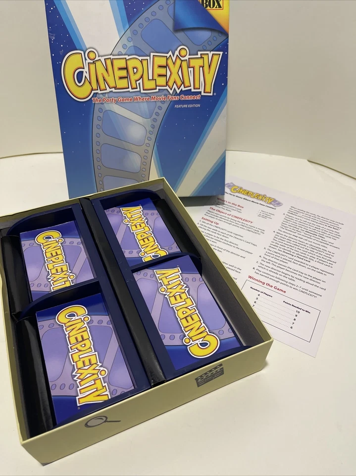 Cineplexity Party Game - COMPLETE - EUC - Out Of The Box - 2005 - Image 4 of 4