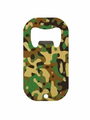 CAMO Mini Bar Blade Flaschenöffner - Army Camouflage Green Beer Small Pop Schlüsselanhänger