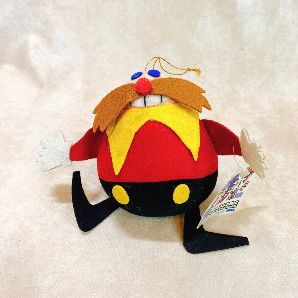 1992 Sonic the Hedgehog Dr. Eggman Plush doll 5.5