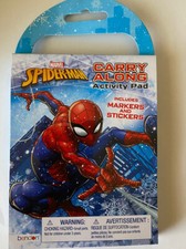 Marvel Spider Man Carry Along Activity Pad Includes Markers  Stickers