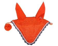 QHP colour ear bonnet - Orange Full QHP