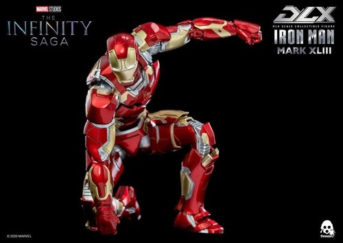 Infinity Saga Figura 1/12 DLX Iron Man Mark 43 16 cm THREEZERO 3Z0247 - Imagen 10 de 19