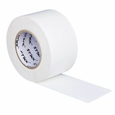3'' x 60 Yard 55 Meter White Gaffers Tape No Residue Cloth Matte Finish